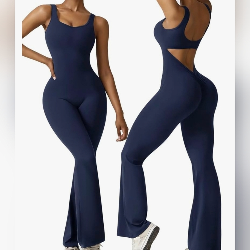 Sleeveless Flare Jumpsuit NWT